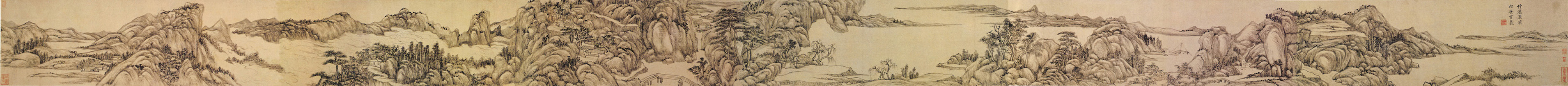 點(diǎn)擊圖片查看原圖 竹溪松嶺圖 王原祁.shtml