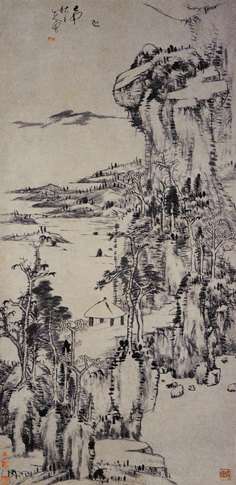 點(diǎn)擊圖片查看原圖 山水圖 朱耷.shtml