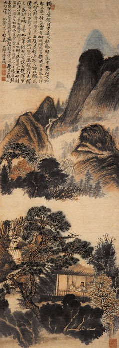 點(diǎn)擊圖片查看原圖 狂壑晴嵐圖 石濤.shtml