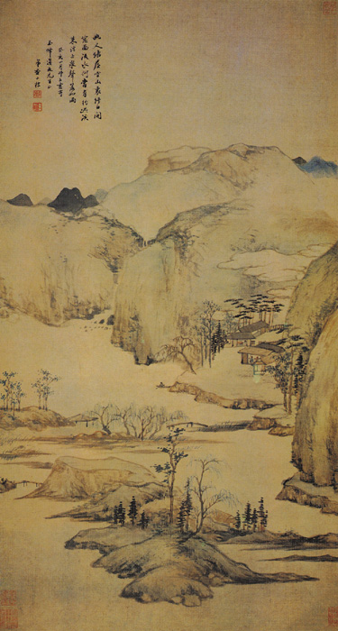 點(diǎn)擊圖片查看原圖 空山結(jié)屋圖 查士標(biāo).shtml