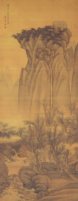 點(diǎn)擊圖片查看原圖 秋山萬木圖 高岑.shtml