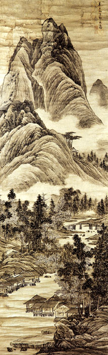 點(diǎn)擊圖片查看原圖 云巒水村圖 鄒喆.shtml