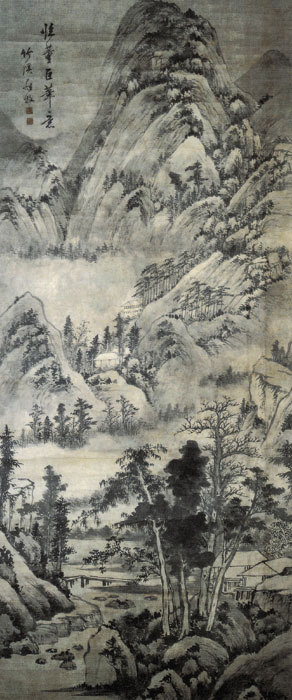 點擊圖片查看原圖 山居秋色圖 羅牧.shtml