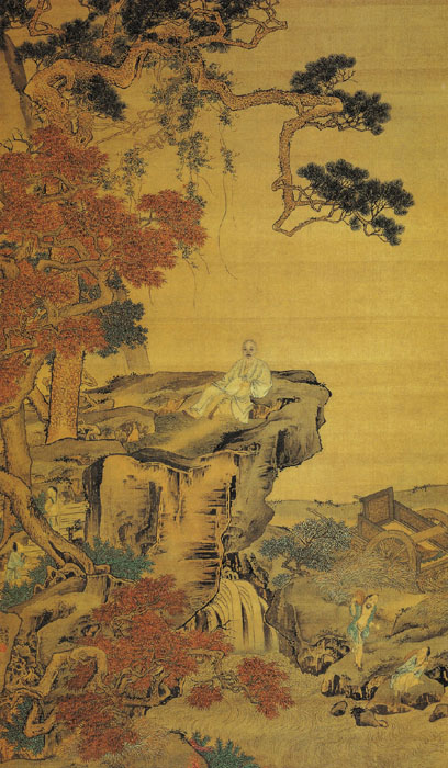 點(diǎn)擊圖片查看原圖 秋林書嘯圖 顏嶧.shtml