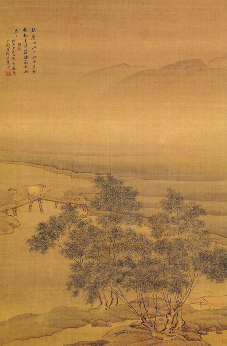 點(diǎn)擊圖片查看原圖 楊柳歸牧圖 蕭晨.shtml