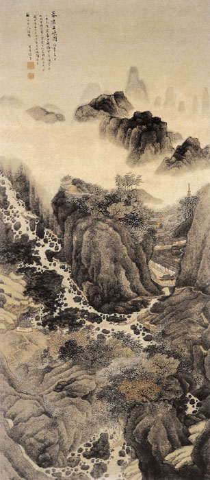 點擊圖片查看原圖 春流出峽圖 張崟.shtml