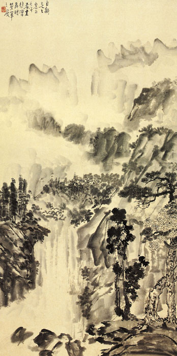 點(diǎn)擊圖片查看原圖 墨筆山水圖 徐悲鴻.shtml