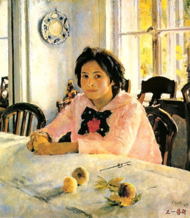 點擊圖片查看原圖 少女和桃子 謝洛夫.shtml